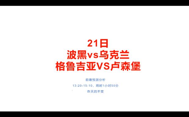 别吃国足臭水。21日前瞻预测分析，欧预赛附加赛波黑vs乌克兰、格鲁吉亚VS卢森堡